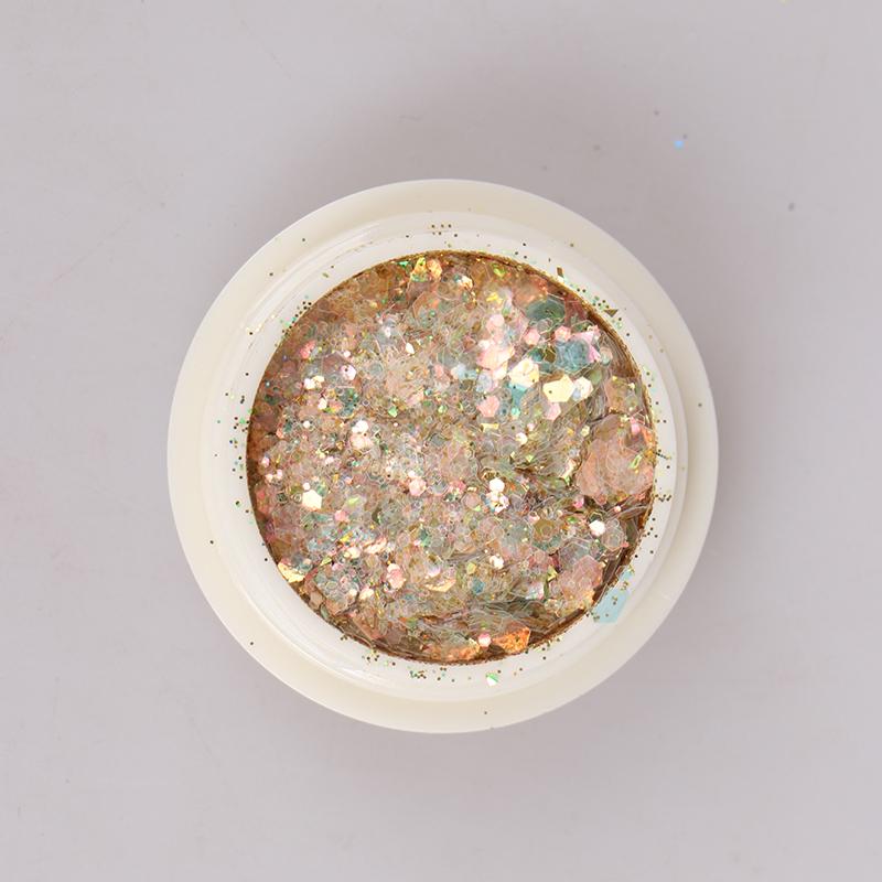 

6Pcs/Set Nail Glitter Diy Flake Nail Art Шестигранный блестящий порошок Русалка с блестками