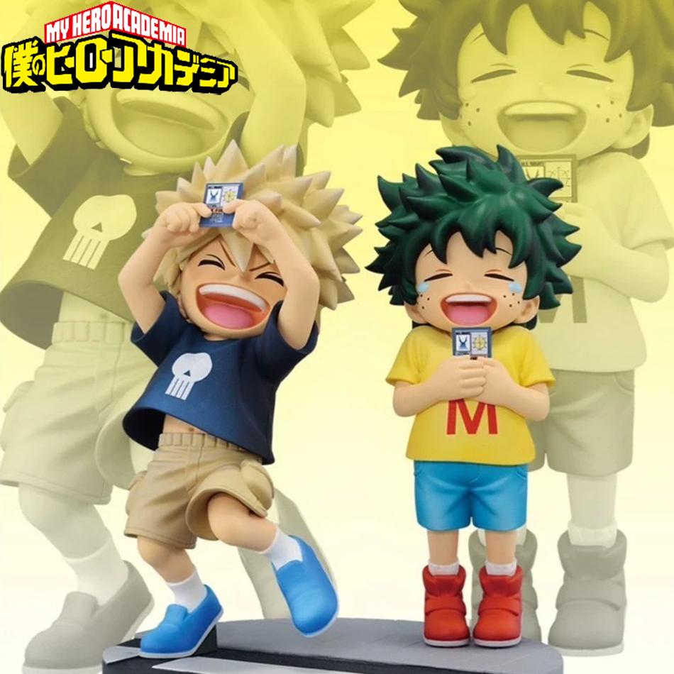 Original My Hero Academia Lzuku Midoriya Katsuki Bakugo Figure Anime Model Toy Childhood Decoration Doll Birthday Gift