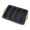 4 Wave Loaves Bake Mold Convenient tot Use Multi-Purpose Mold Suitable for Kitchen Baking Tools