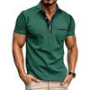 Polo estive da uomo a maniche corte che traspirano l'umidità Camicie casual con colletto Magliette da golf Polo leggere abbottonate slim fit Top da uomo