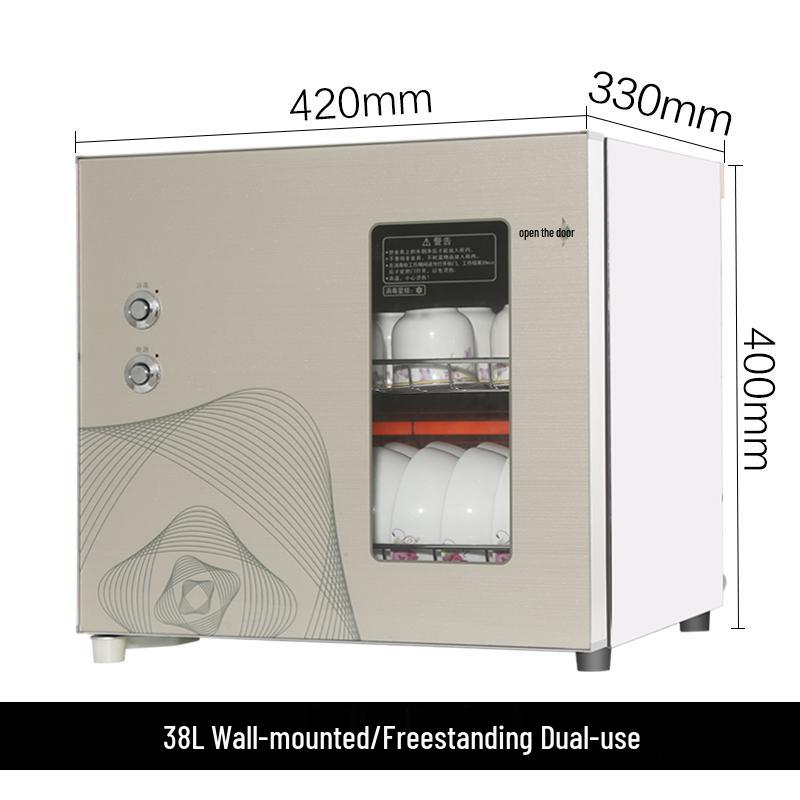 Compact High-Temp Wall-Mounted Double Door Cabinet for Towels & Dishware Other