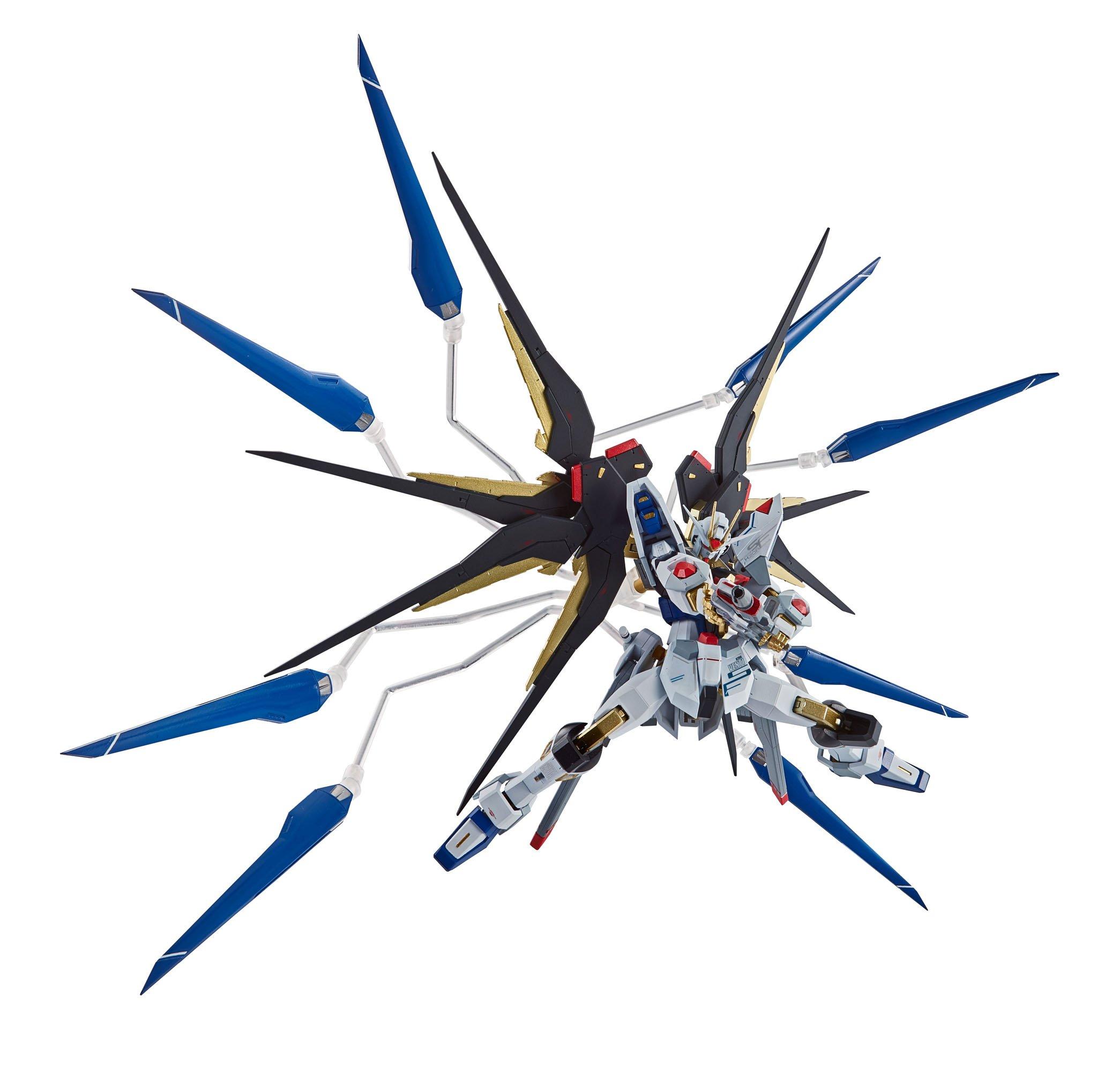

TAMASHII NATIONS METAL ROBOT SPIRITS Мобильный доспех Гандам SEED DESTINY Strike Freedom примерно и ПВХ фигурка [SIDE MS] Гандам, 140 мм, синий