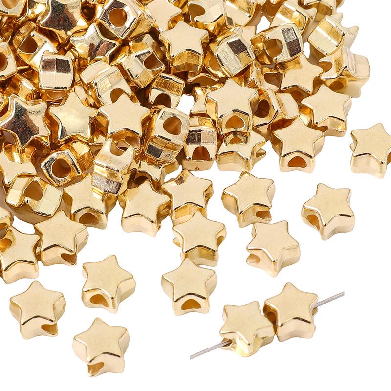 Fishtail Star Butterfly Blumen-Abstandshalterperlen - Schmuckzubehör für DIY Halsketten, Armbänder und Ohrringe