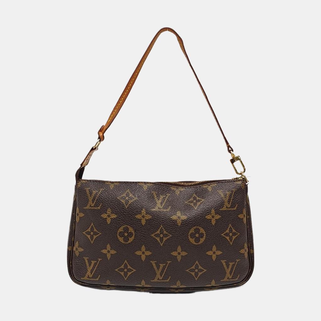 [Použitá] Pochette Monogram s uzavíráním na zip PVC Kabelka - Dobrý stav #113GIH9