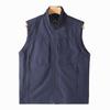 Original Foreign Trade Men's Clothing Surplus Stock Outdoor Stand Collar Multi-Pocket Workwear Casual Vest Loose Sleeveless Vest Trendy