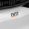 AAXU1 For Zeekr 7X 001 007 Car Logo Personalized Modification Matte Metal Car LogoTrendy Style Blackened Decorative Logo