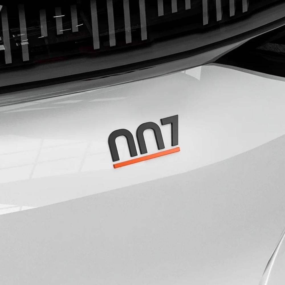 AAXU1 For Zeekr 7X 001 007 Car Logo Personalized Modification Matte Metal Car LogoTrendy Style Blackened Decorative Logo