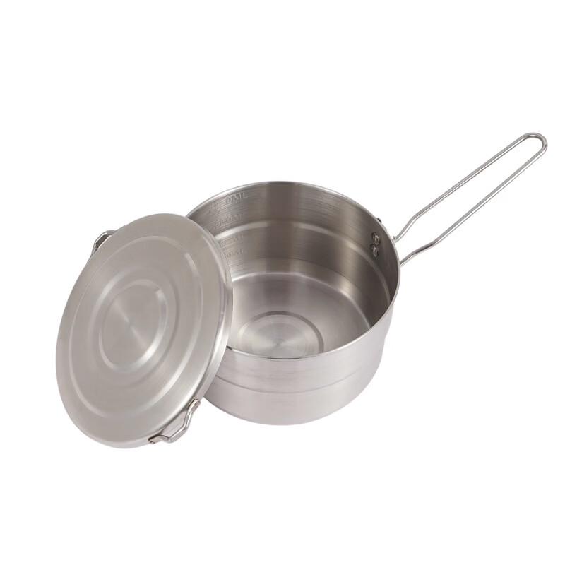 Portable Camping 304 Stainless Steel Lunch Pot