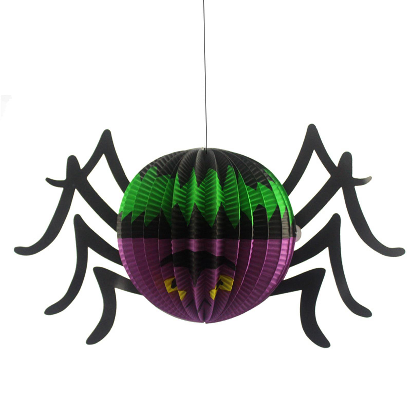 

Хэллоуин Бумажный Призрачный Паук Складной Подвесной Декор разноцветный