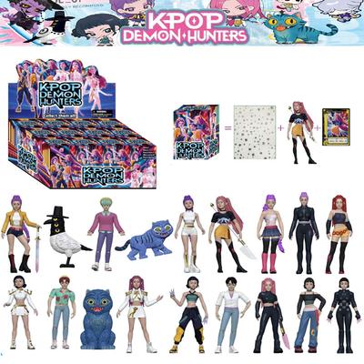 Figura de Acción Cazadores de Demonios Kpop 18 uds/set Caja Sorpresa Juguete Derpys Tiger Rumi Mira Zoey Sussy Figura Muñeca Para Regalo de Fans