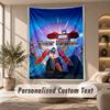 Transformers Tapestry, Personalized Custom Text, Wall Hanging Tapestry For Living Room Home Wall Decor