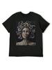 T-shirt Medusa Dorata Cotone Uomo T-shirt Grafica T-shirt Magliette Grafica Kawaii Vestiti unisex T-shirt Firmata