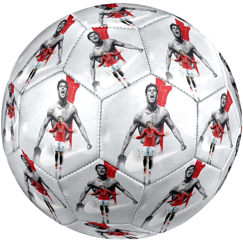 Cristiano Ronaldo Soccer Ball Size 5 Football Machine Sewn Indoor/Outdoor Universal Football for Football Accessories Perfect Gift for Friends & Famil