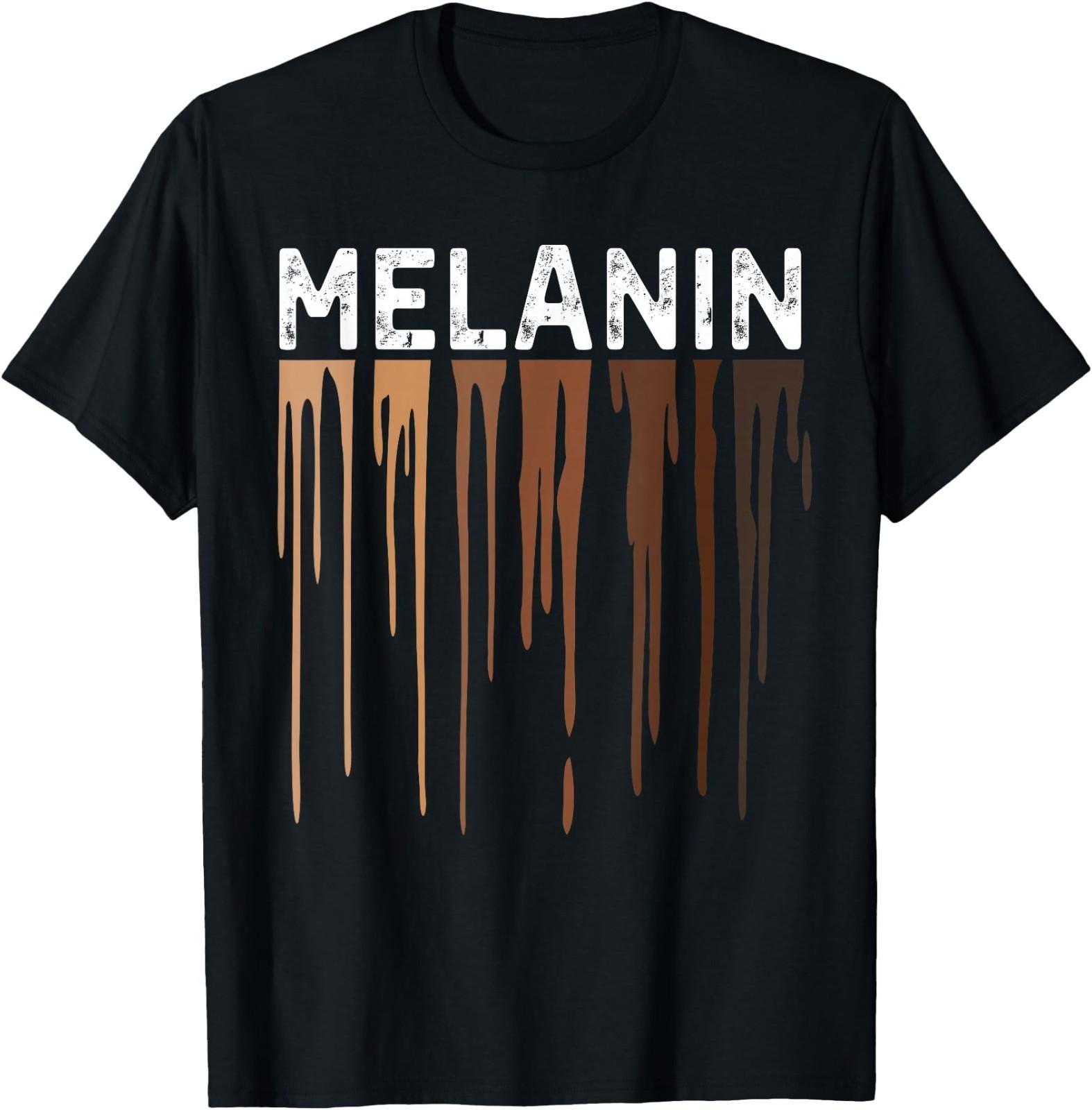 Drippin Melanin Shirt for Women Pride - Gifts Black History T-Shirt S