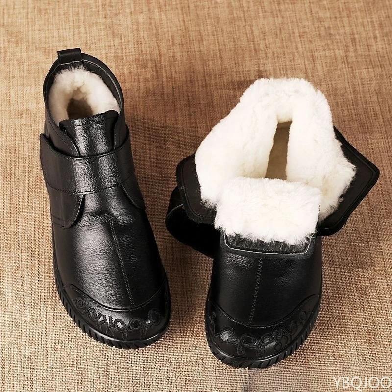 

Зимние ботинки на мягкой подошве, нескользящие, на плоской подошве, простые, удобные, нескользящие, износостойкие, повседневные женские короткие ботинки 39 чёрный