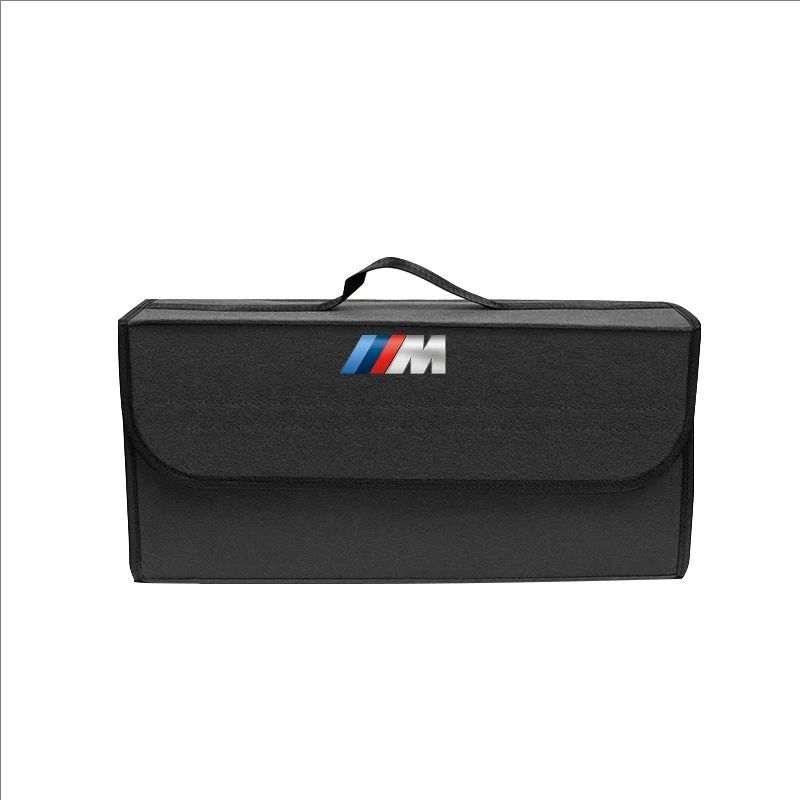 CTCE1 Car Trunk Organizer Box Large Capacity Folding Storage Bag For BMW E91 X5 E70 F11 E30 F31 X3 F25 E61 E83 X1 E53 E87 F40 /Sticker