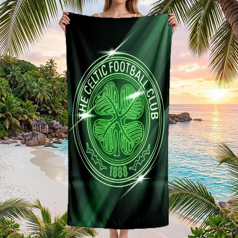 Asciugamano da Spiaggia Celtic FC Asciugatura Rapida Microfibra Assorbente Portatile da Viaggio Asciugamano da Nuoto