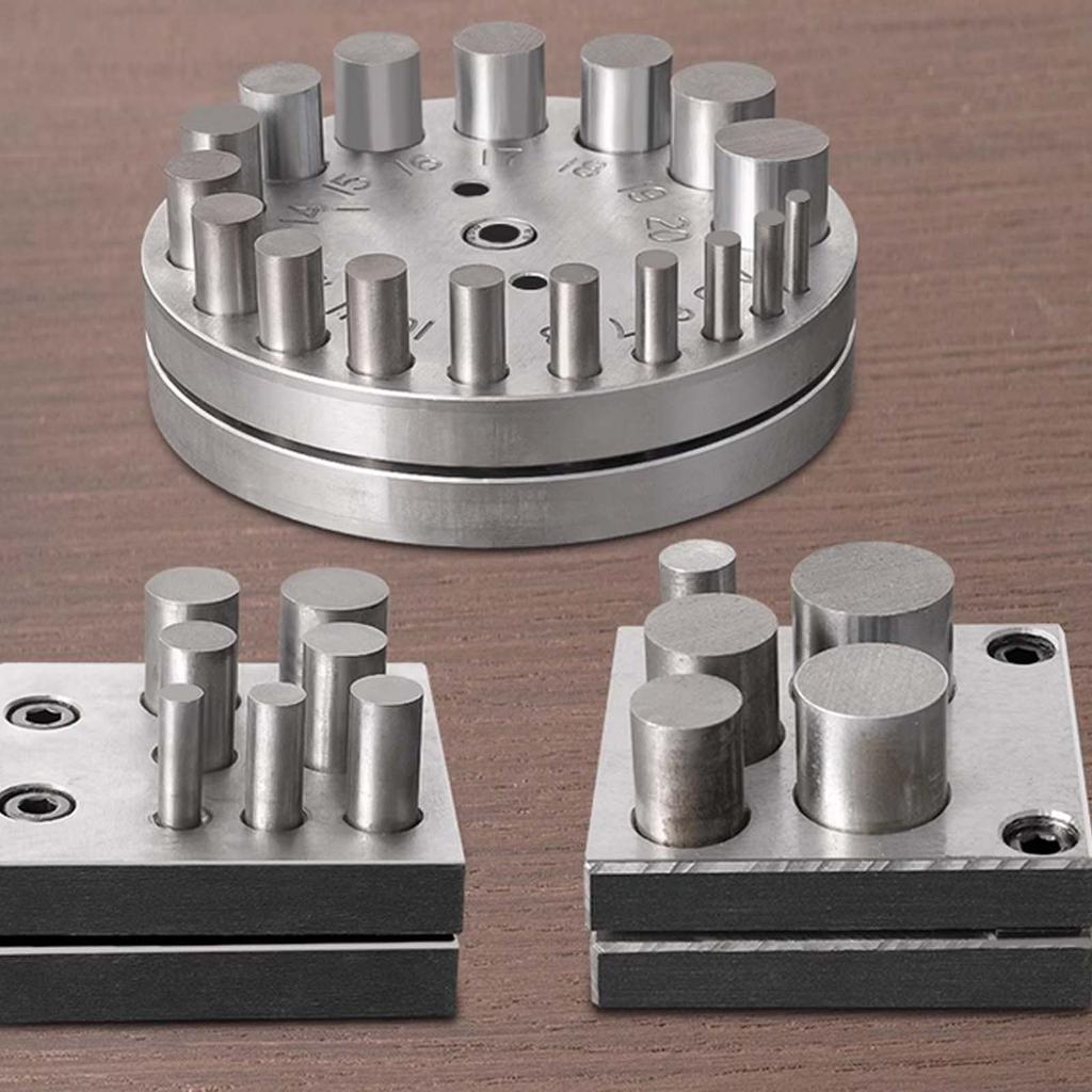 Gold Silver Hole Puncher, Manual Round Die Jewelry Making Processing Punching Forming Tool