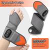Electric Infrared Heating Wrap Wrist Massager Pad Wristband Bandage with 660 & 850nm Light 3 Levels Vibration Joint Relax