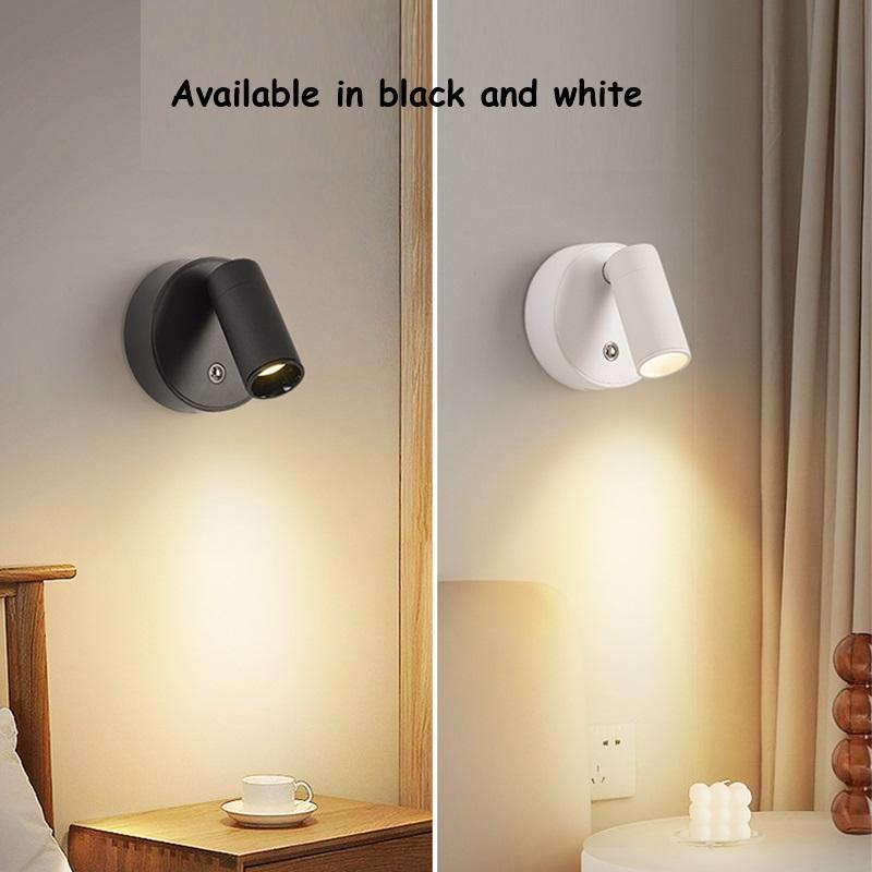 Bedside Led Wall Lamp Touch Indoor USB Charging Wall Light Fixture Magnetic Wireless Wall Sconces Night Light Room Decoration