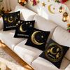 Moon Lantern Ramadan Pillowcase Printed Polyester 40/45/50cm Throw Pillowcover Decorative Sofa Cushion Pillowslip Home Decor