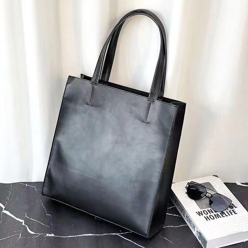 Vertical Tote High Quality PU Business For On and Off For Men and Shoulder For Black [STYLIVA] Bag, Leather, Bag, Use, Smart, Stylish, Women, Casual,