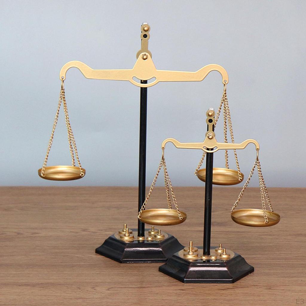 Libra Jewelry Display Centerpiece Stand Decorative Tabletop Accessories Desktop Balance Scale Art