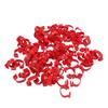 100PCS Chicken Leg Bands 20mm 001 To 100 Numbered Poultry Identification Leg Tags for Chicks Ducks Pigeons Goose Quail