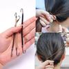 5/10Pcs High Elastic Design Hook Ponytail Clip Elastic Hook Hair Bands  Ponytail Headwear