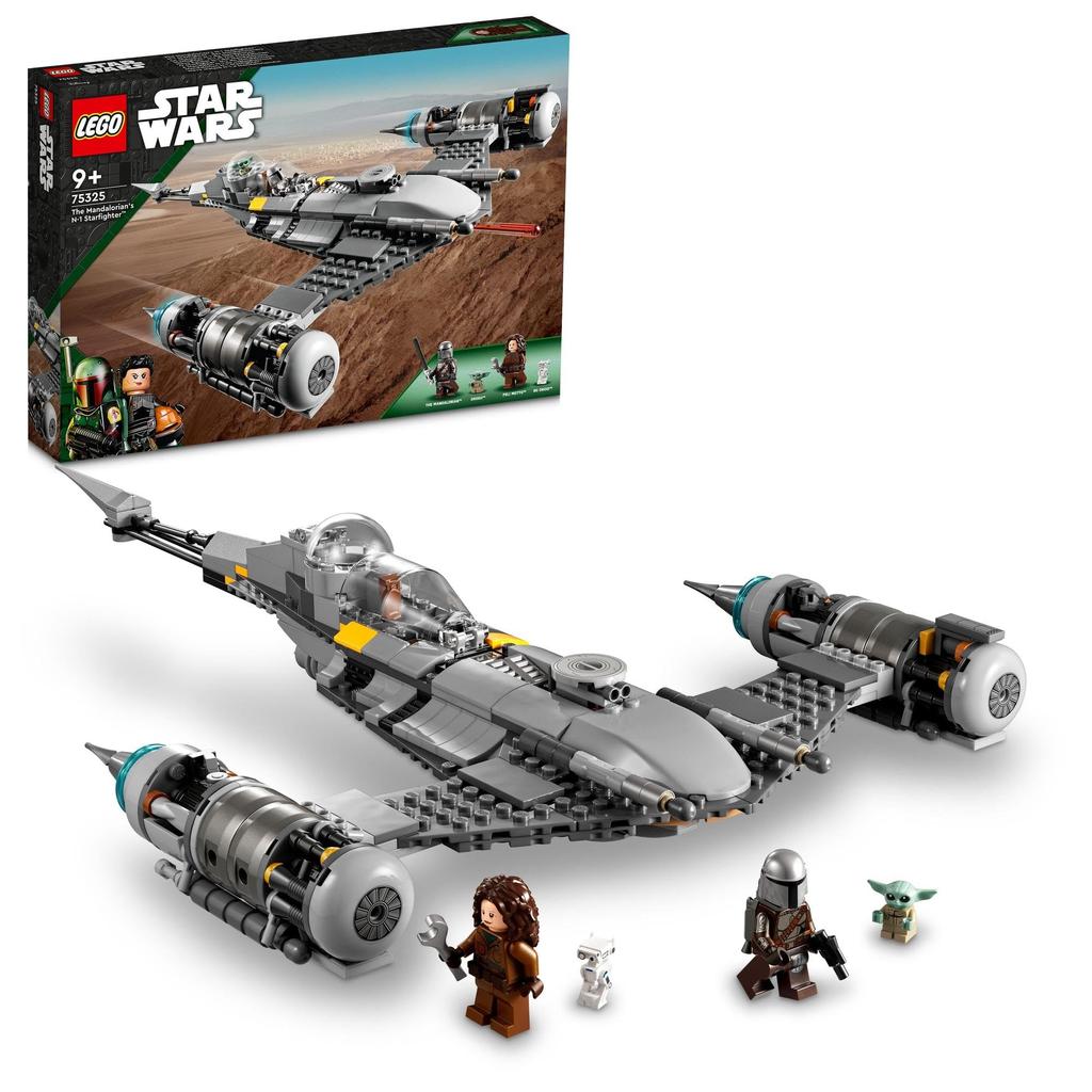 LEGO Star Wars Mandalorian Starfighter Spielzeug Geschenk Geburtstagsblock Weihnachten Jungen Mädchen Kinder 9 Jahre 10 Jahre 11 Jahre Grundschule