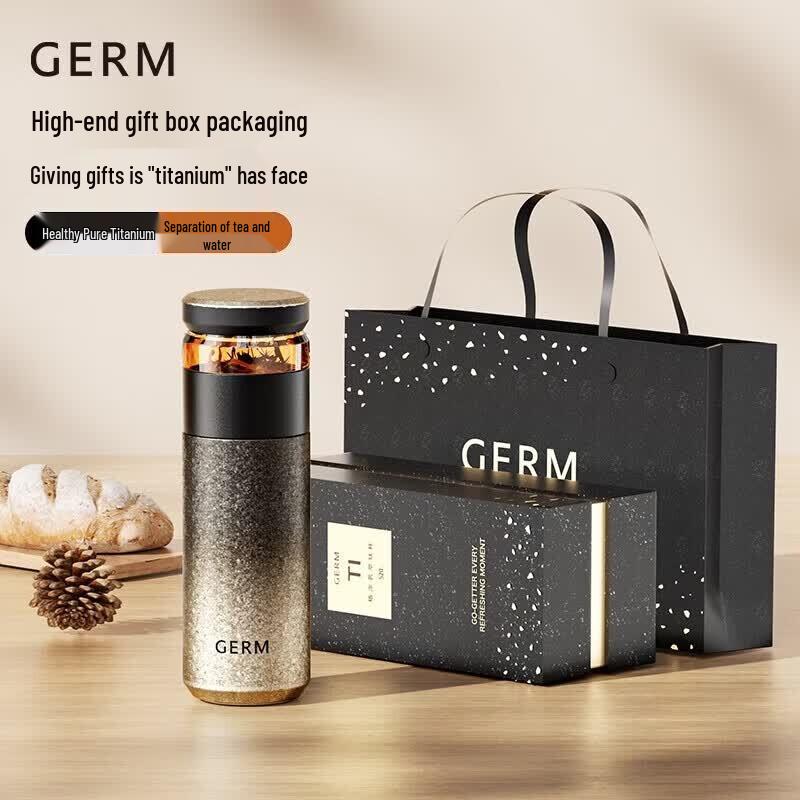 germ Pure Titanium Insulated Tea Infuser Bottle
