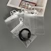 Portable Transparent Data Cable Organizer with Zipper