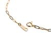 18K Gold Necklace with 50cm and Hollow Azuki Jewelry H-Clip Chain, Length, 1.9mm Width, Men's Women's Accessory, Chain,