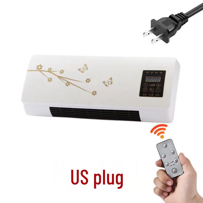 

Настінний обігрівач для ванної кімнати подвійного призначення: Водонепроникний, Вентилятор холодного та теплого повітря Touch Version with Remote Control