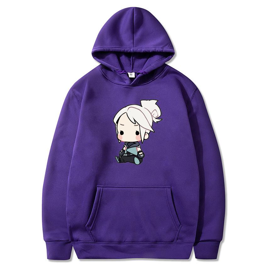 New VALORANT Hoodies Anime Cartoon FPS Game Print Streetwear Unisex Women Fashion Oversized Sweatshirts Hoodie Pullovers Tracksuits