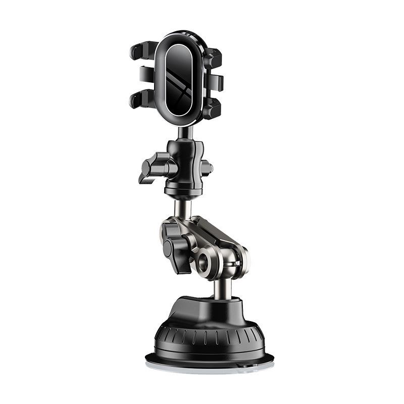 First-Person Multi-Functional Car Phone Holder with Suction Cup Mount