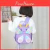 Cute Cartoon Butterfly Preschool Backpack For Girls In Pink And Yellow