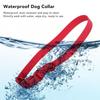 Elastic Webbing PVC Pet Collars Combo Waterproof Soft Dog Leashes Dog Collar Leash Set  Walking