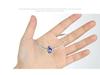 Everly Blue Plum Blossom S925 Sterling Silver DIY Glass Beaded Bracelet SCZ047