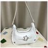 Sacs à main étoiles vintage pour femmes Fashi Hobos Sac d'épaule sous le bras Pochette pour dames Cuir PU Sacs d'aisselle féminins Sac cool Y2k