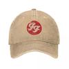 Music F-Foo F-Fighters Band Men Women Baseball Cap Logo Rock Concert Distressed Cotton Hats Vintage Outdoor Activities Headwear