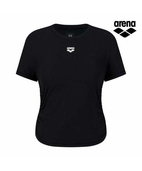 Alena Graphic Day Women'S Slim Fit Short Sleeve Rash Guard A6Bl1Qr26Blk