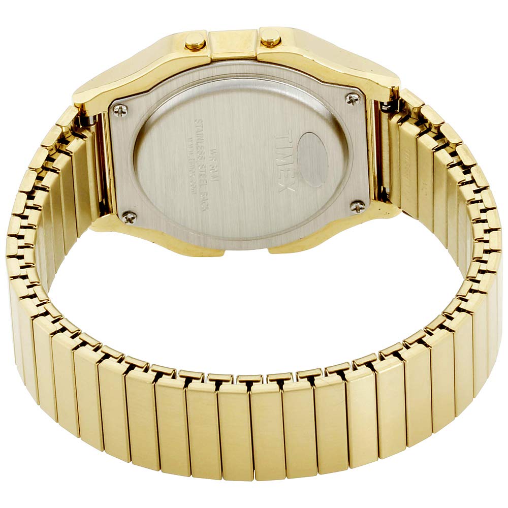 TIMEX Unisex Classic Digital Gold Watch T78677 [Used]