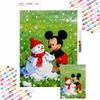 Diamond Painting Set Disney Full Diamond 5D Mickey Snowman Art Home Decoration Creative Handicrafts Gift
