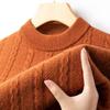 IMAGINEX Men's Heavyweight 100% Wool Crewneck Sweater