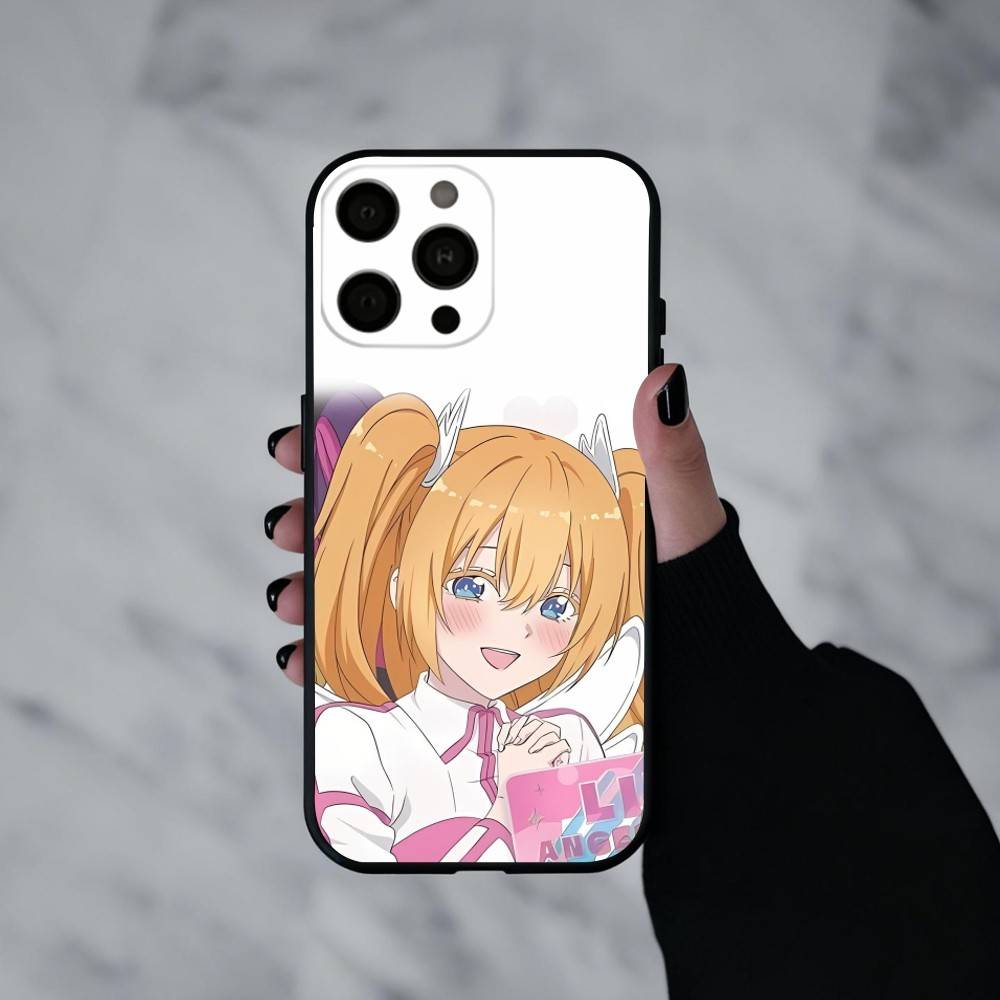 2.5 Dimensional Seduction Amano Ririsa Phone Case For iPhone 17pro,16,15,14,13,12,11 Plus,Pro Max,XS,Soft Silicone Black Cover