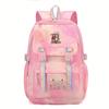 Huntrix Kinder Schulrucksack Teens Leicht Ergonomisch Zweigurtige Tasche Mit Cartoon-Druck 20-35L Fassungsvermögen Passt für 16-Zoll