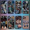 Phone Case For iPhone 16,15,14,13,12,11,Pro,XS,Max,XR,Plus,E,Mini Shockproof Cartoon S-Sally Face SF Cool Black Cover