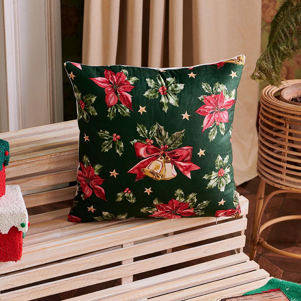 1Pc Christmas Cushion Cover For Living Room Bedroom Christmas Tree Gift Box Printed Pillowcase Festival Decor 45X45Cm
