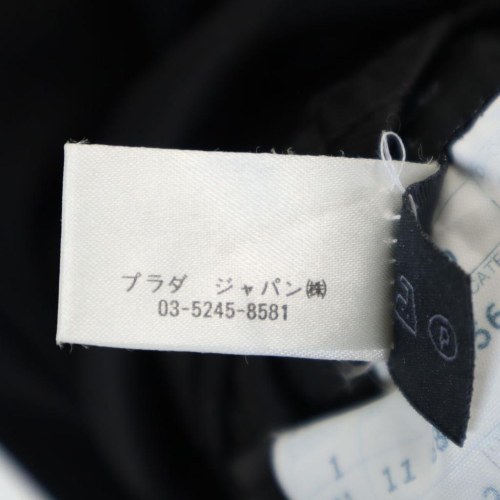 PRADA Made in Italy wool suit Setup 44 black Button fly Men's Used